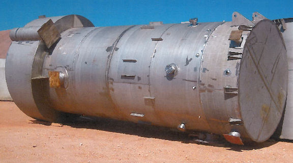 Unused Cpt (canadian Process Technologies) Potash Fines Ss Cleaner Column Cell, 10' Dia X 28' H.)